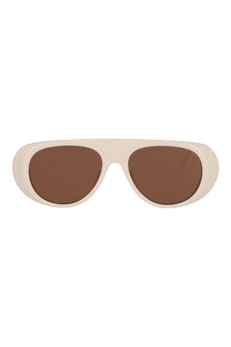 Sierra Shield Sunglasses, Main, color, WHITE BROWN