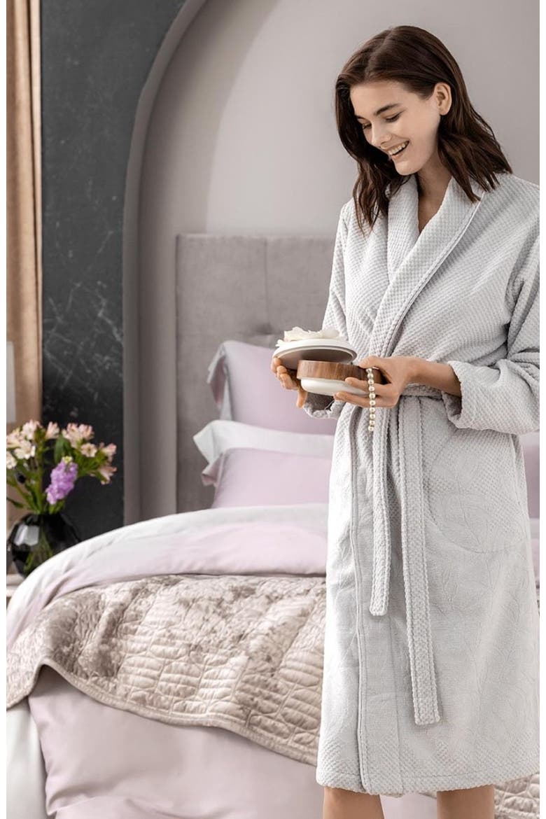 Mirel Women's Bathrobe, Alternate, color, Grey