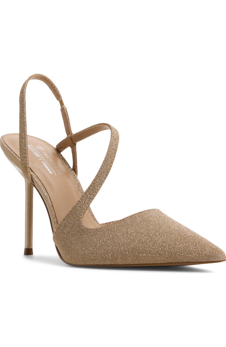 Call It Spring By Aldo Amayah Stiletto Slingback Pump, Main, color, Bronze