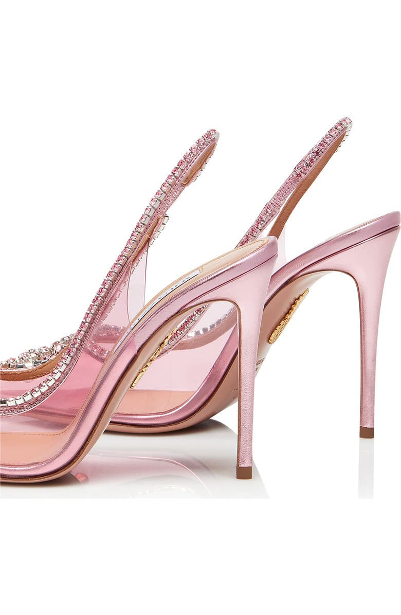 Aquazzura Seduction Crystal Embellished Pump, Alternate, color,