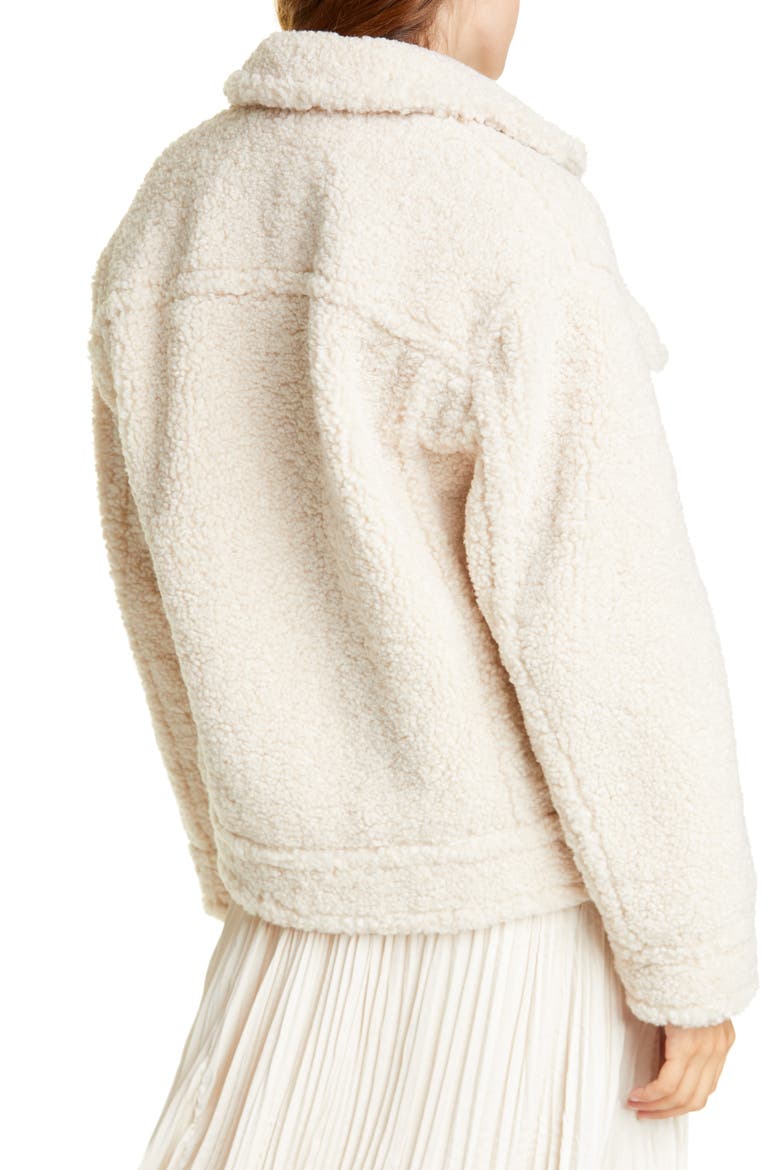 Teddy Jacket, Alternate, color, PEARL