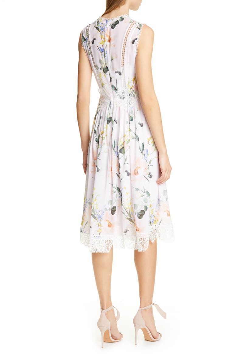 Cerloe Elegant Midi Dress, Alternate, color, NUDE PINK