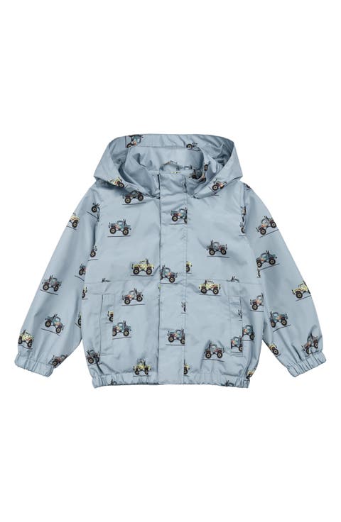 Kids' Hooded Windbreaker Jacket