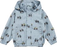 MILES THE LABEL Kids' Hooded Windbreaker Jacket