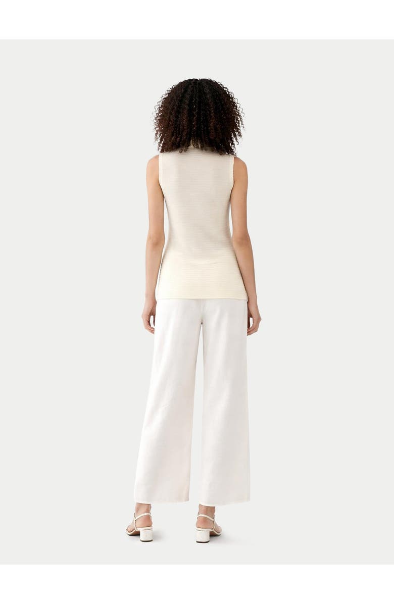 GOBI Mongolian Cashmere Lightweight Cashmere Silk Turtleneck, Alternate, color, Marshmallow
