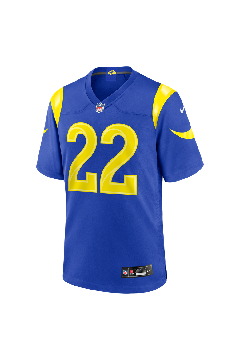 Men's Nike Trent McDuffie Royal Los Angeles Rams Team Game Player Jersey, Alternate, color, Royal