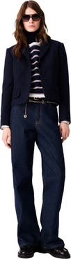 maje Cropped suit jacket