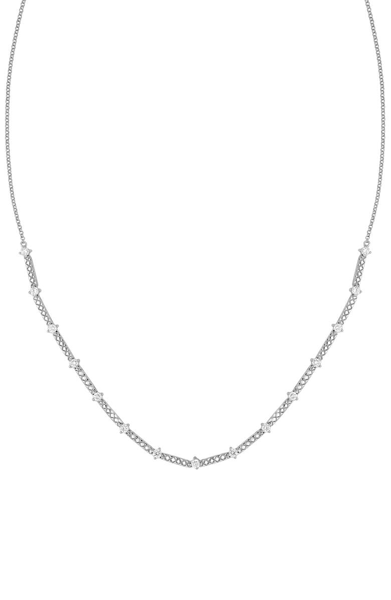 Bony Levy Rita Diamond Tennis Necklace, Main, color, 18K White Gold