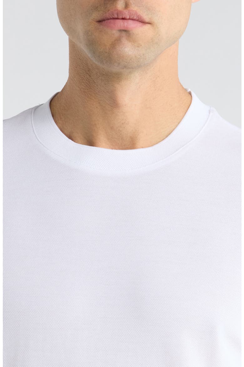 Sorrel Cotton Blend Piqué T-Shirt, Alternate, color, WHITE