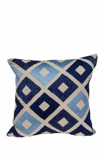 Diyaa Transitional Beige Throw Pillow