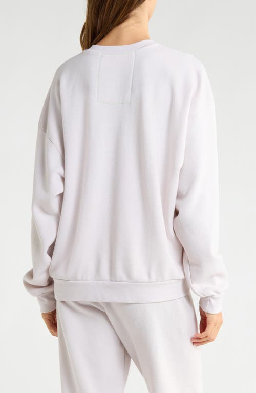 Aviator Nation Logo Crewneck Sweatshirt In Gray