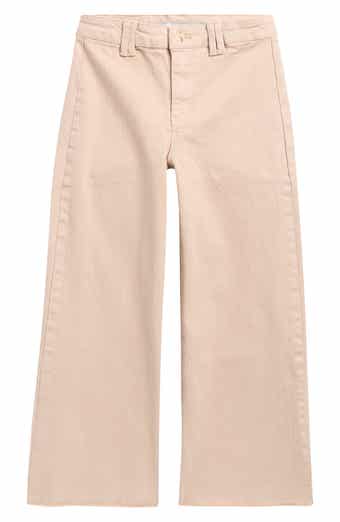 Tractr Kids' Fray Hem Wide Leg Jeans