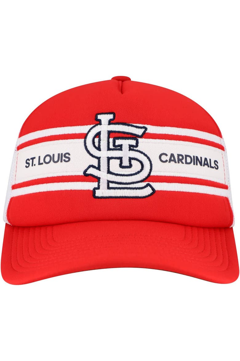 Men's   Red St. Louis Cardinals Sideline Trucker Adjustable Hat, Alternate, color, Red