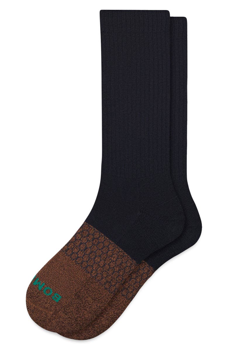 Bombas Marl Toe Block Crew Socks, Main, color, 