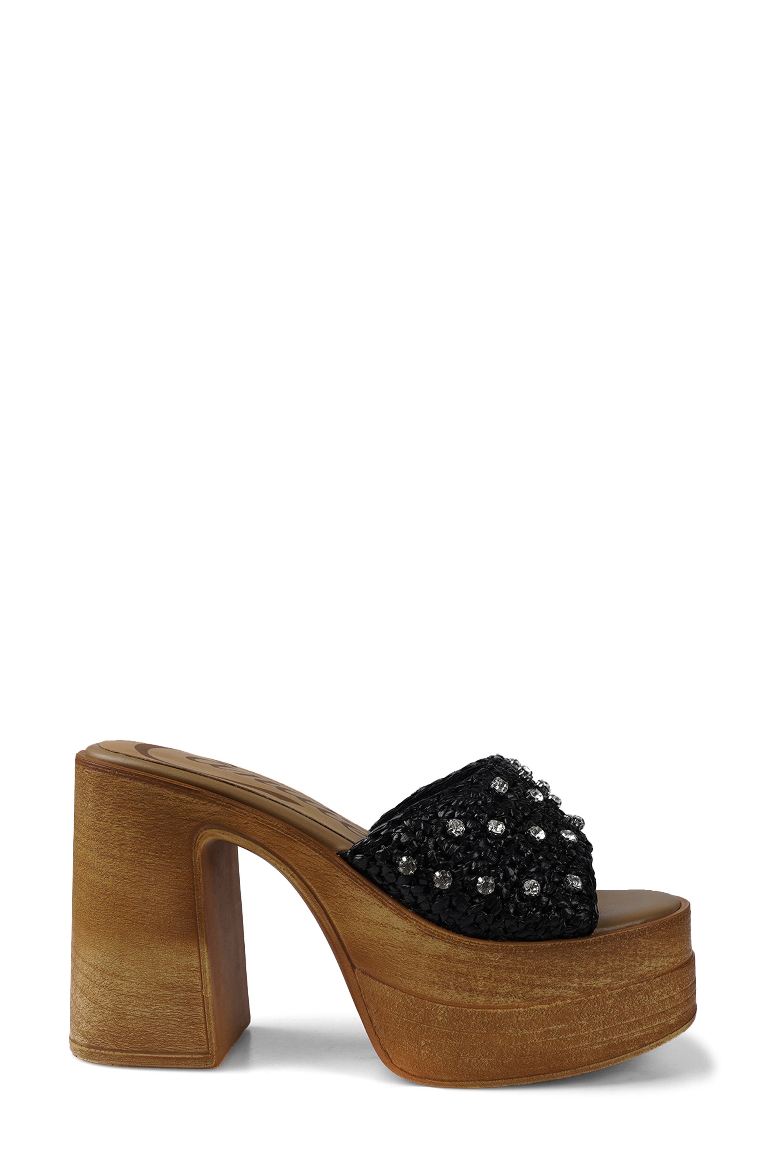 Candie
s Febe Platform Sandal, Alternate, color, Black