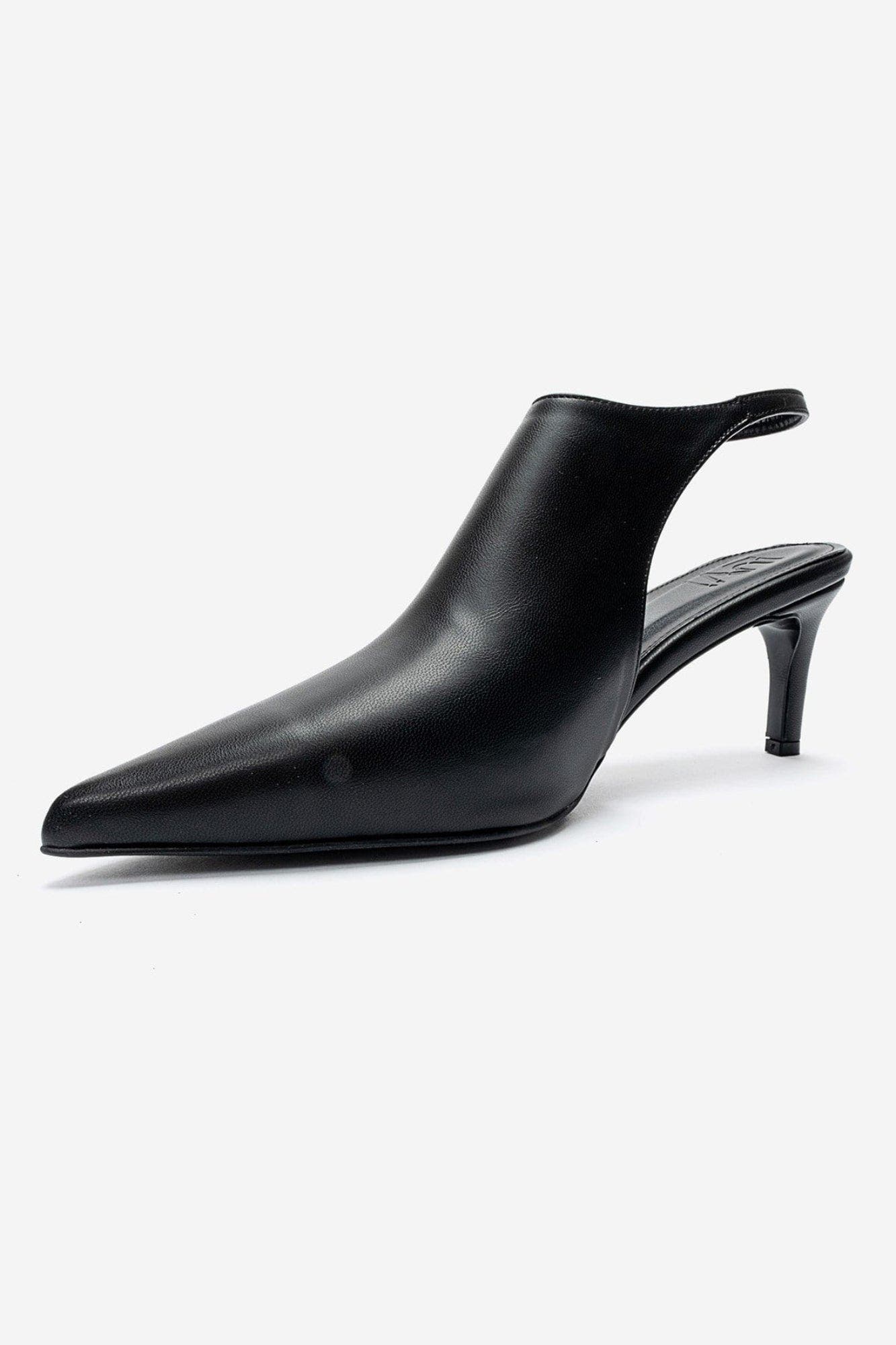 Vosalie Slingback Stiletto Pump, Alternate, color, Black