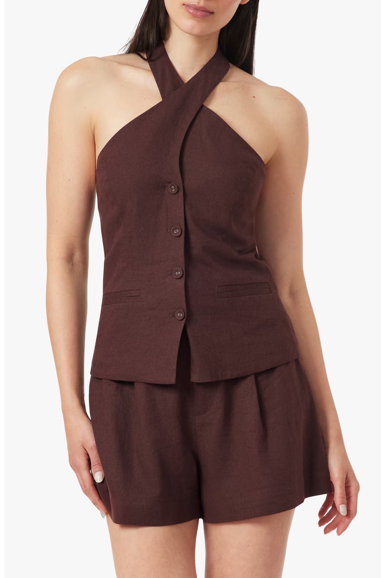 Halter Vest, Main, color, SUMMER PLUM