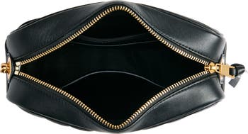 Theon Leather Camera Crossbody Bag