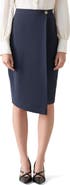 LK Bennett Audrey Faux Wrap Pencil Skirt