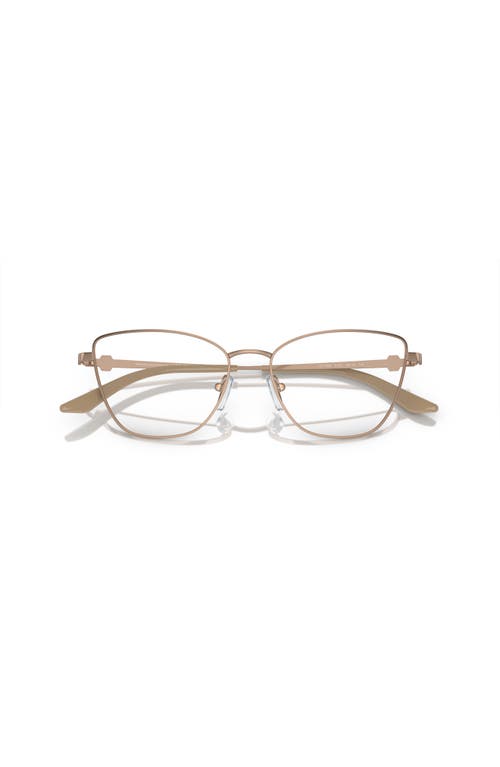 Armani Exchange 53mm Cat Eye Optical Glasses In Gold