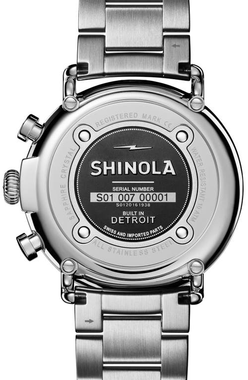 Shinola The Runwell Chronograph Cool Grey Dial Quartz Mens Watch S0120161938 In Multi