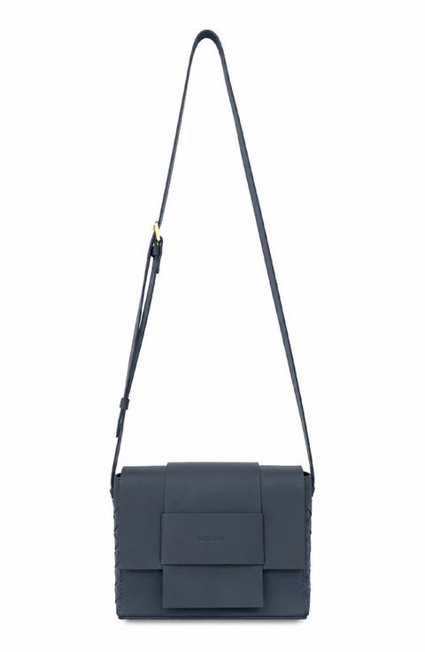 Iris Leather Crossbody Bag