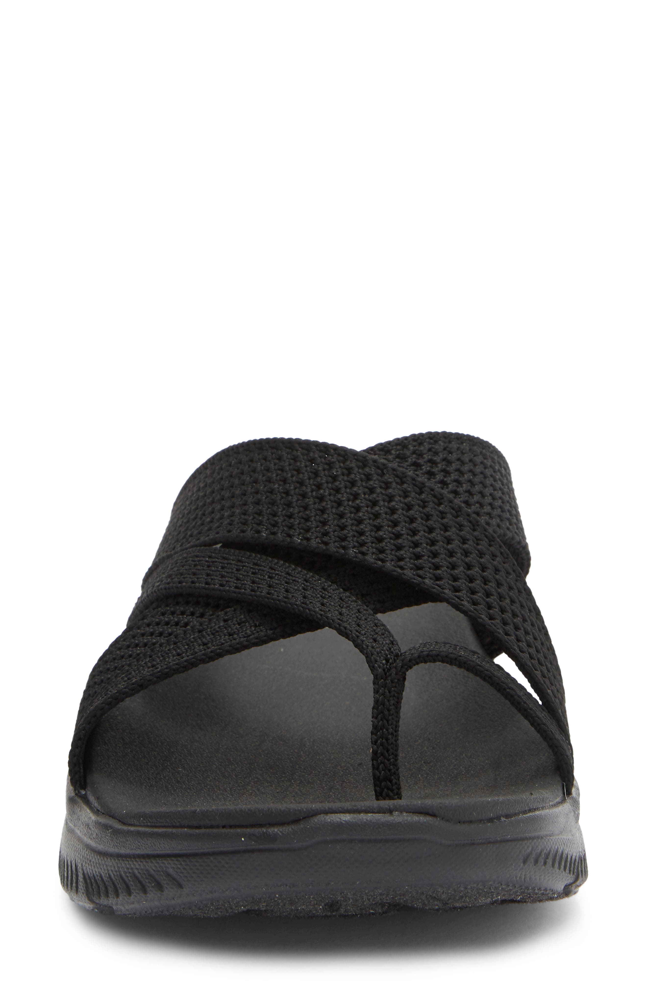 SKECHERS Summits - Fantasy Walk Slide Sandal, Alternate, color, Black