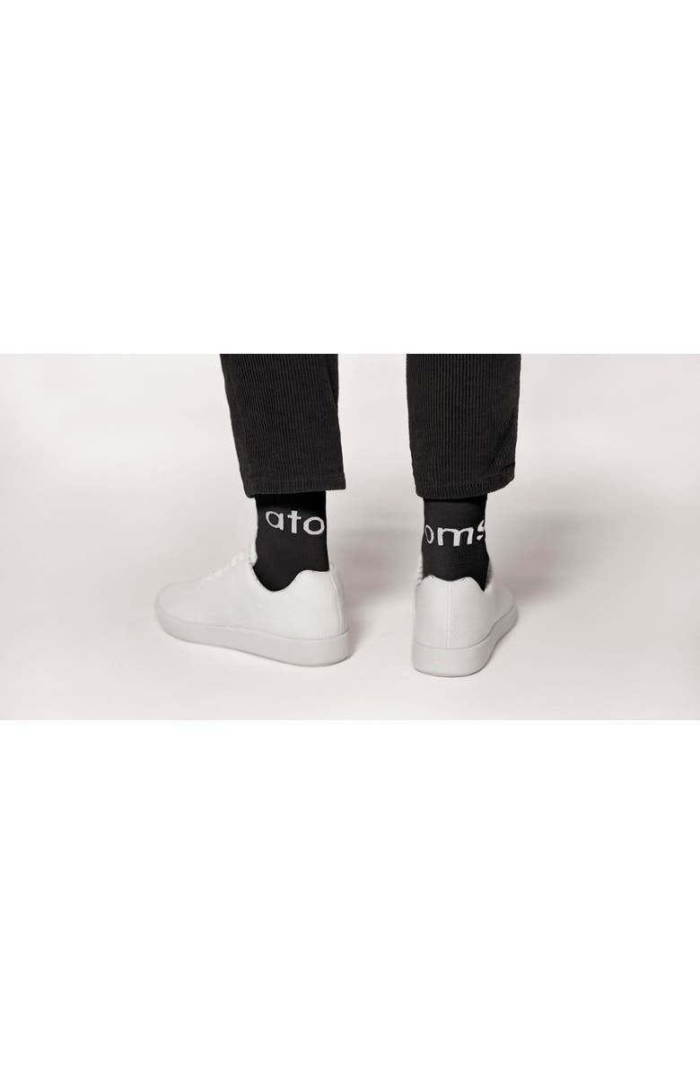 Atoms Everyday Crew Socks, Alternate, color, Charcoal Gradient