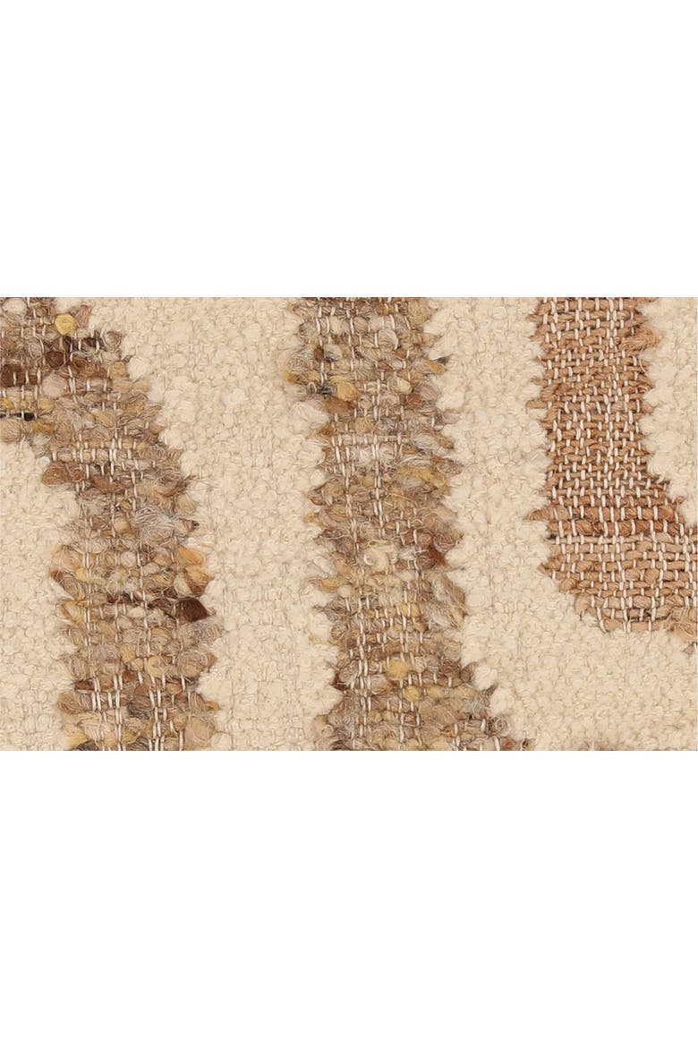 Cairo Handwoven Jute & Wool Lumbar Pillow, Alternate, color, Sand