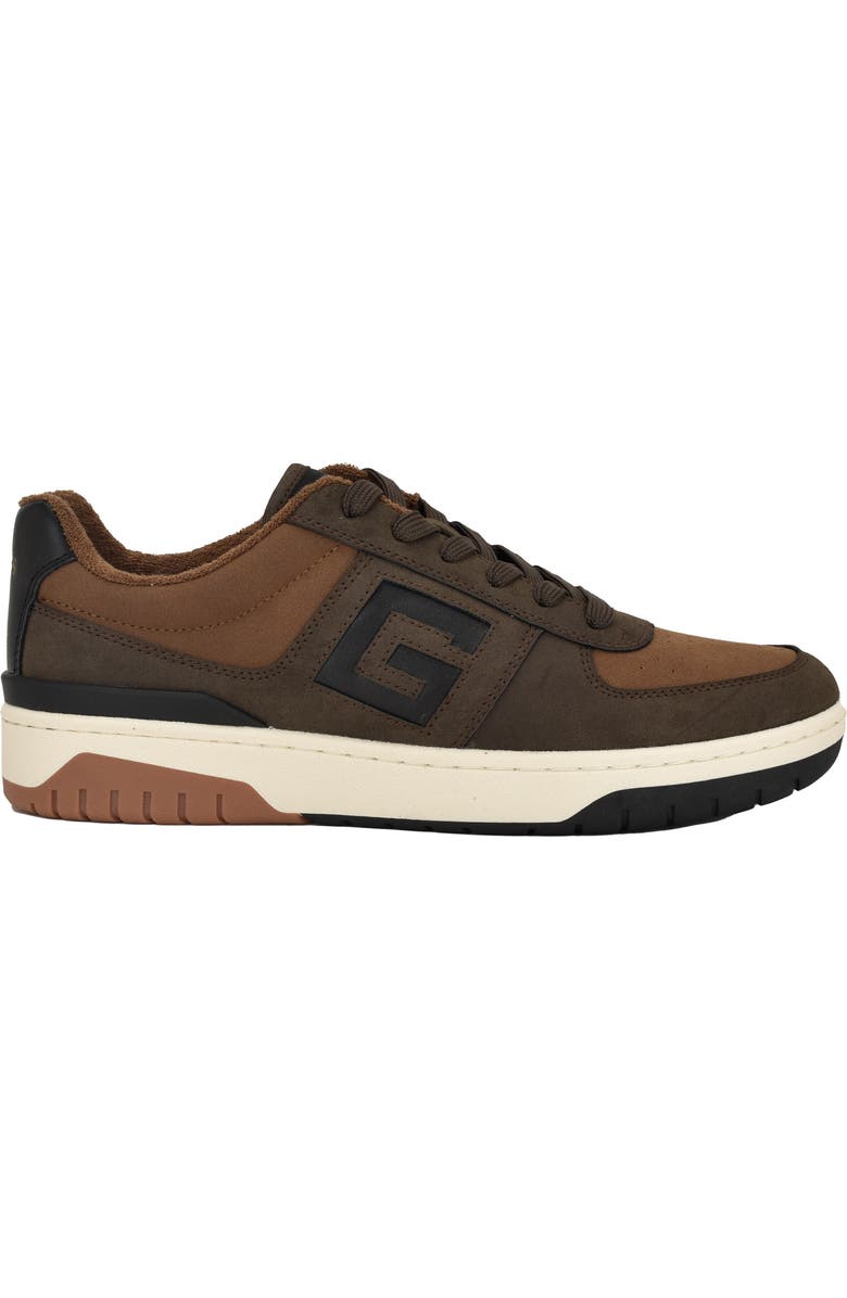 GUESS Nastele Signature G Sneaker, Alternate, color, Brown Multi