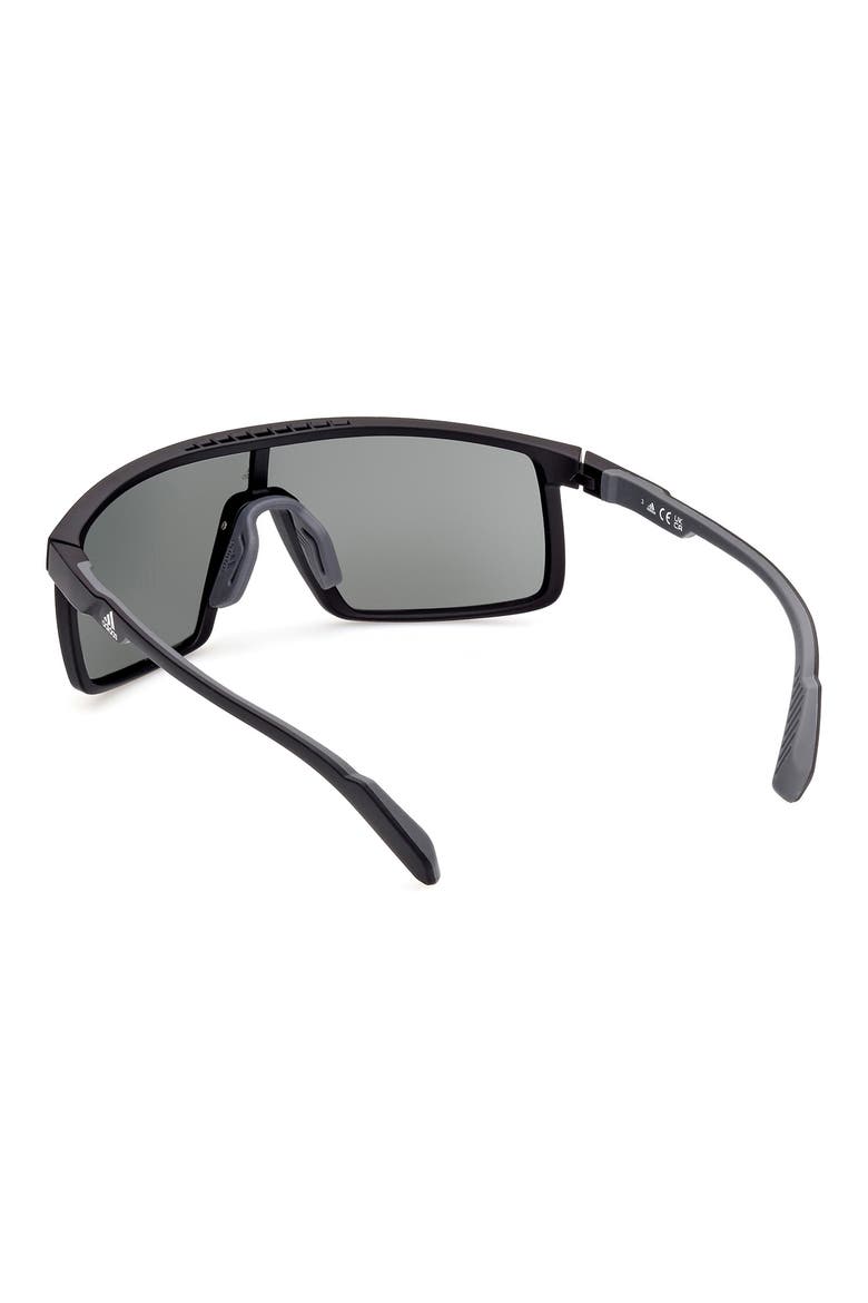 Shield Sunglasses, Alternate, color, MATTE BLACK / SMOKE