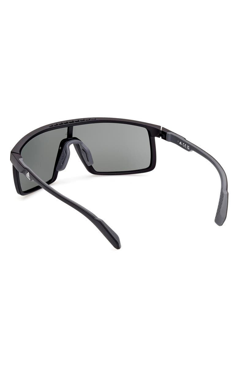 adidas Shield Sunglasses, Alternate, color, Matte Black / Smoke