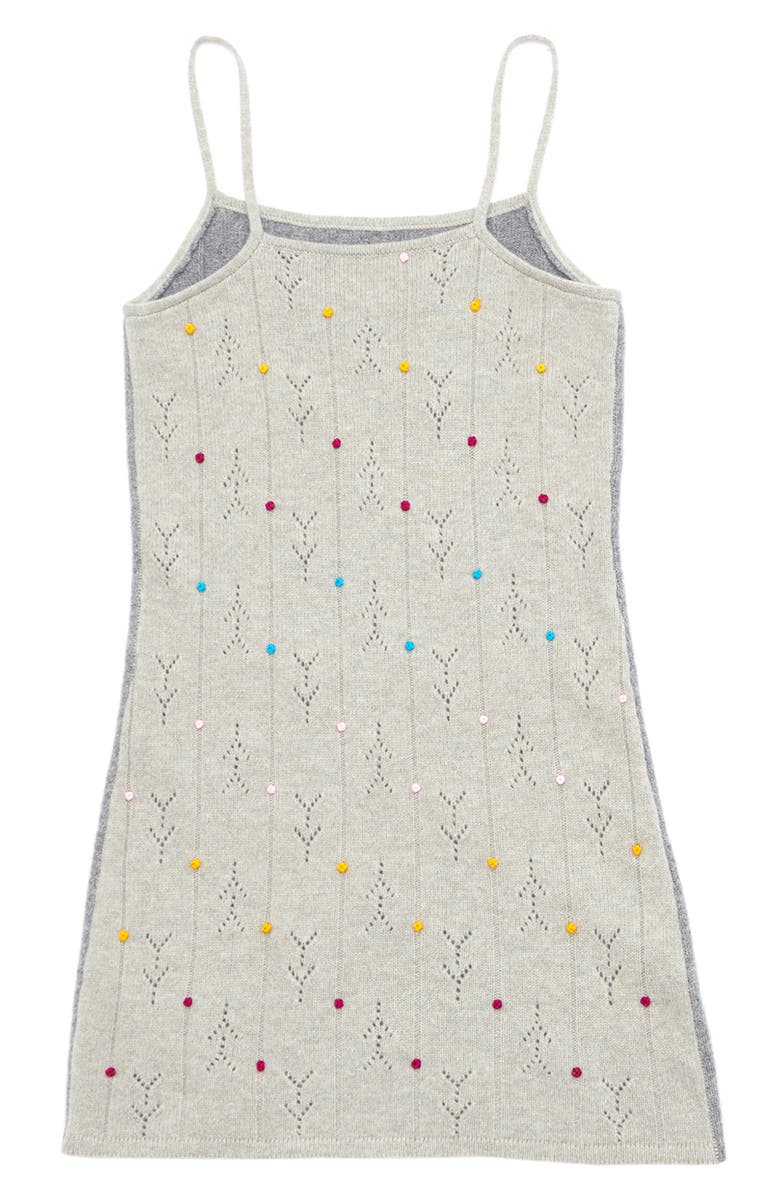 YanYan Rosie Two-Tone Lambswool Sweater Dress, Alternate, color,