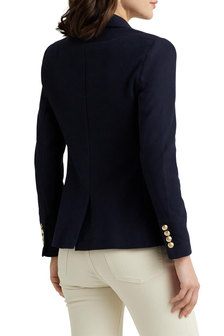 Bullion Jacquard Blazer, Alternate, color, LAUREN NAV