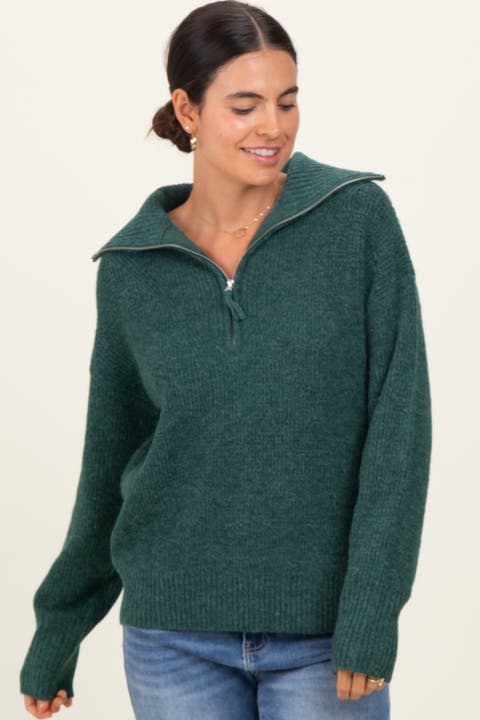 Half Zip Pullover Sweater