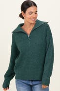 PinkBlush Half Zip Pullover Sweater