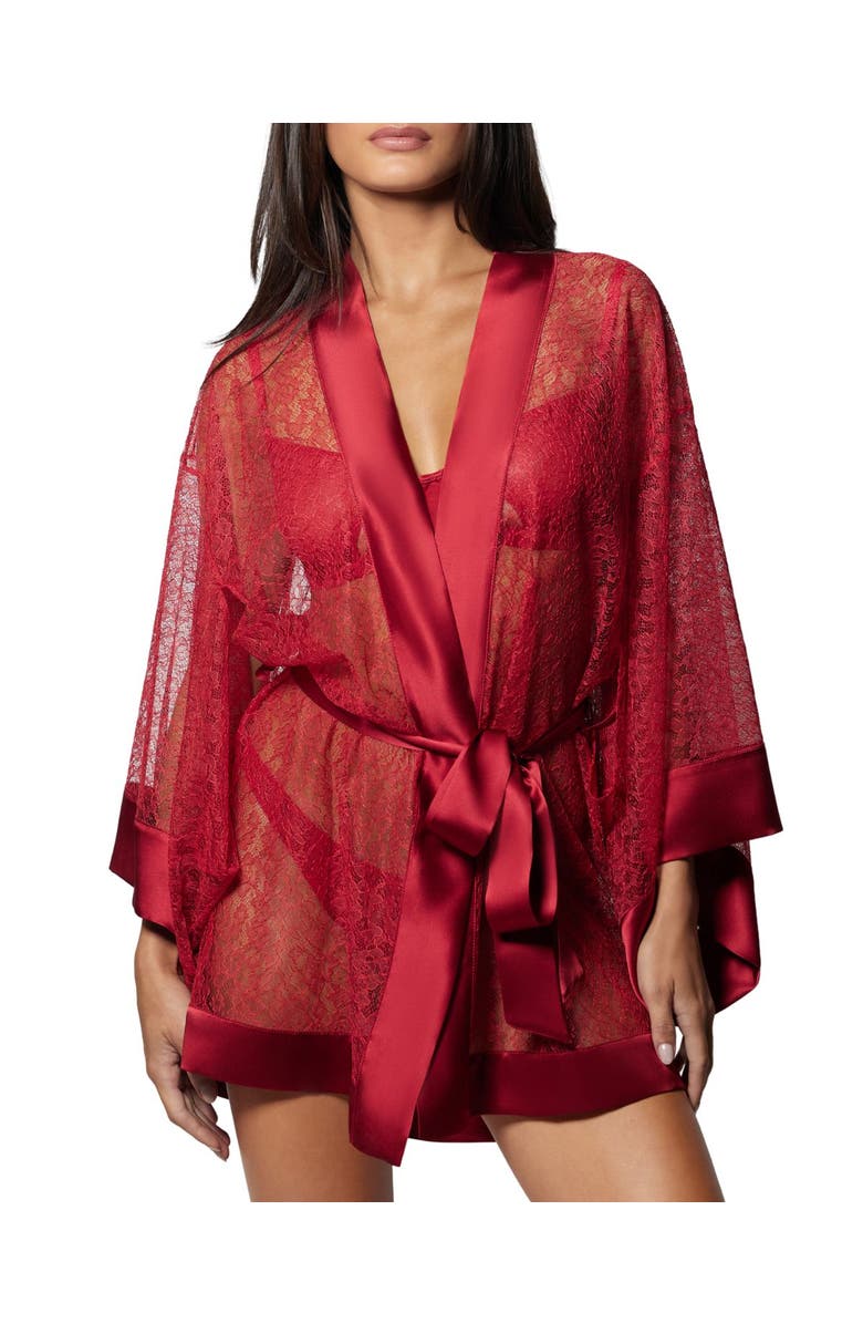 Kiki de Montparnasse Petite Fleur Kimono, Main, color, Red