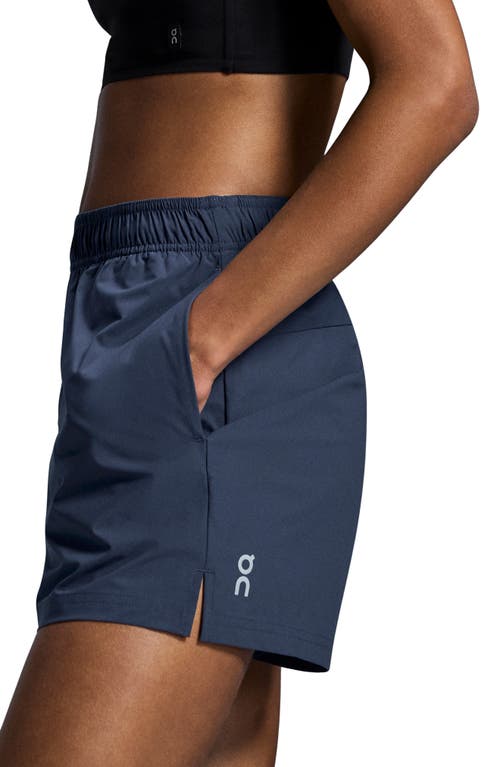On 3-inch Core Running Shorts In Midnight