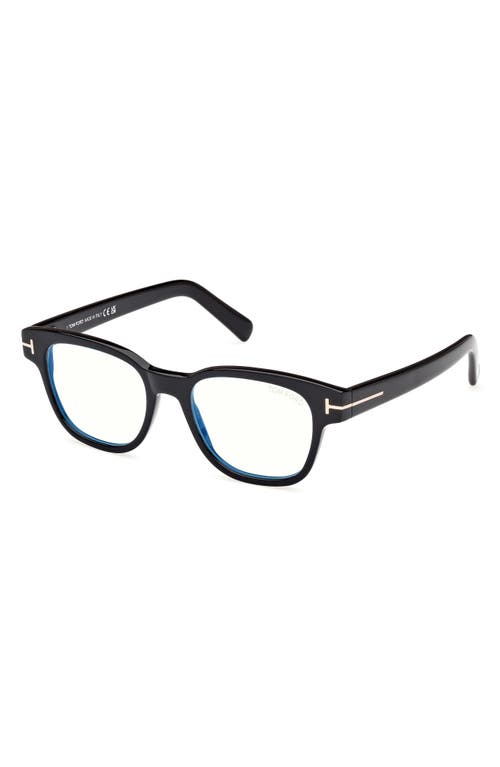 Tom Ford 50mm Square Blue Light Blocking Glasses