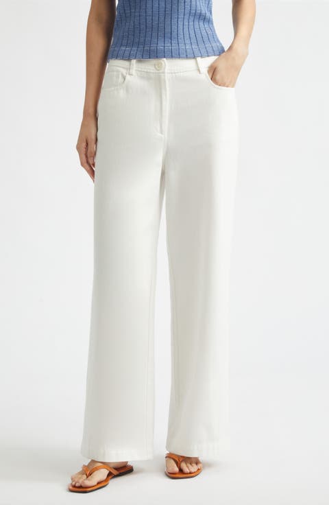 Blaire Weekend Wide Leg Jeans (Optic)