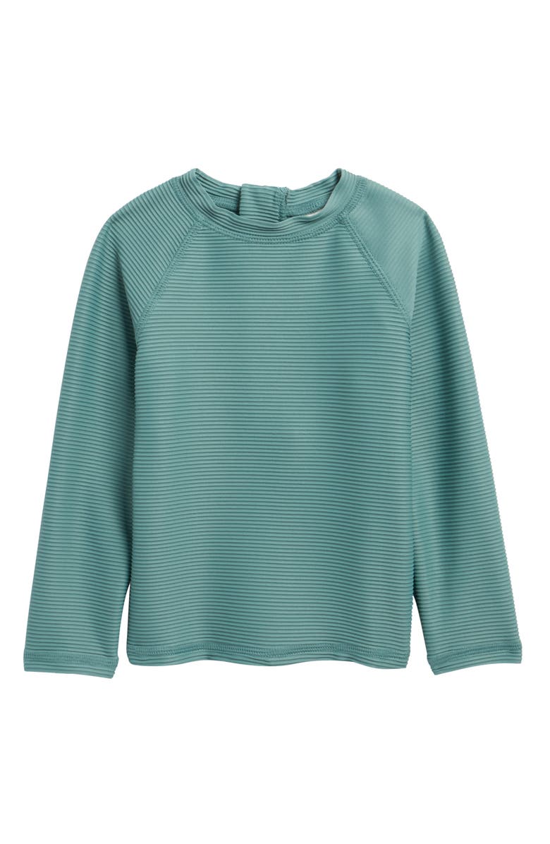 MILES BABY Long Sleeve Rashguard, Main, color, Teal