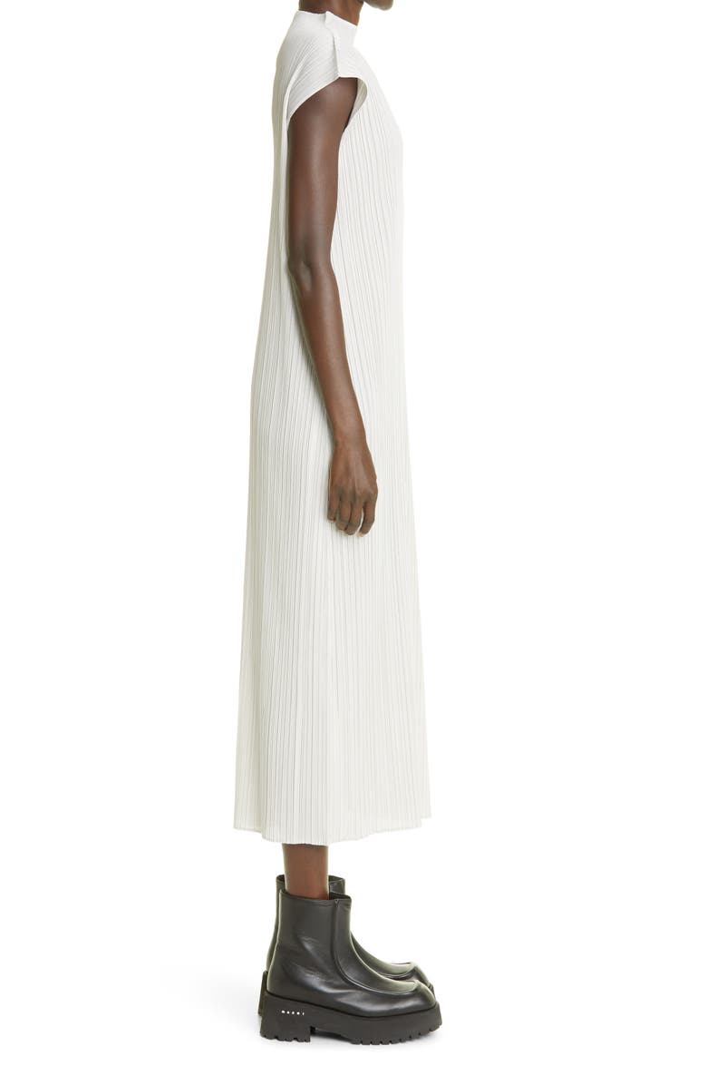 Pleats Please Issey Miyake Pleated Sheath Dress, Alternate, color, 