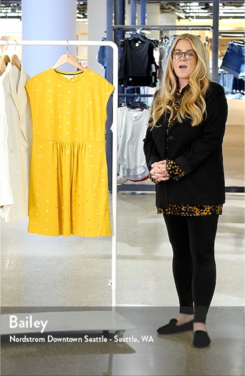 Women's Cotton Jersey T-Shirt Dress, sales video thumbnail