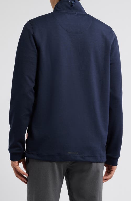 Sealskinz Foulsham Water Repellent Quarter Zip Pullover In Navy