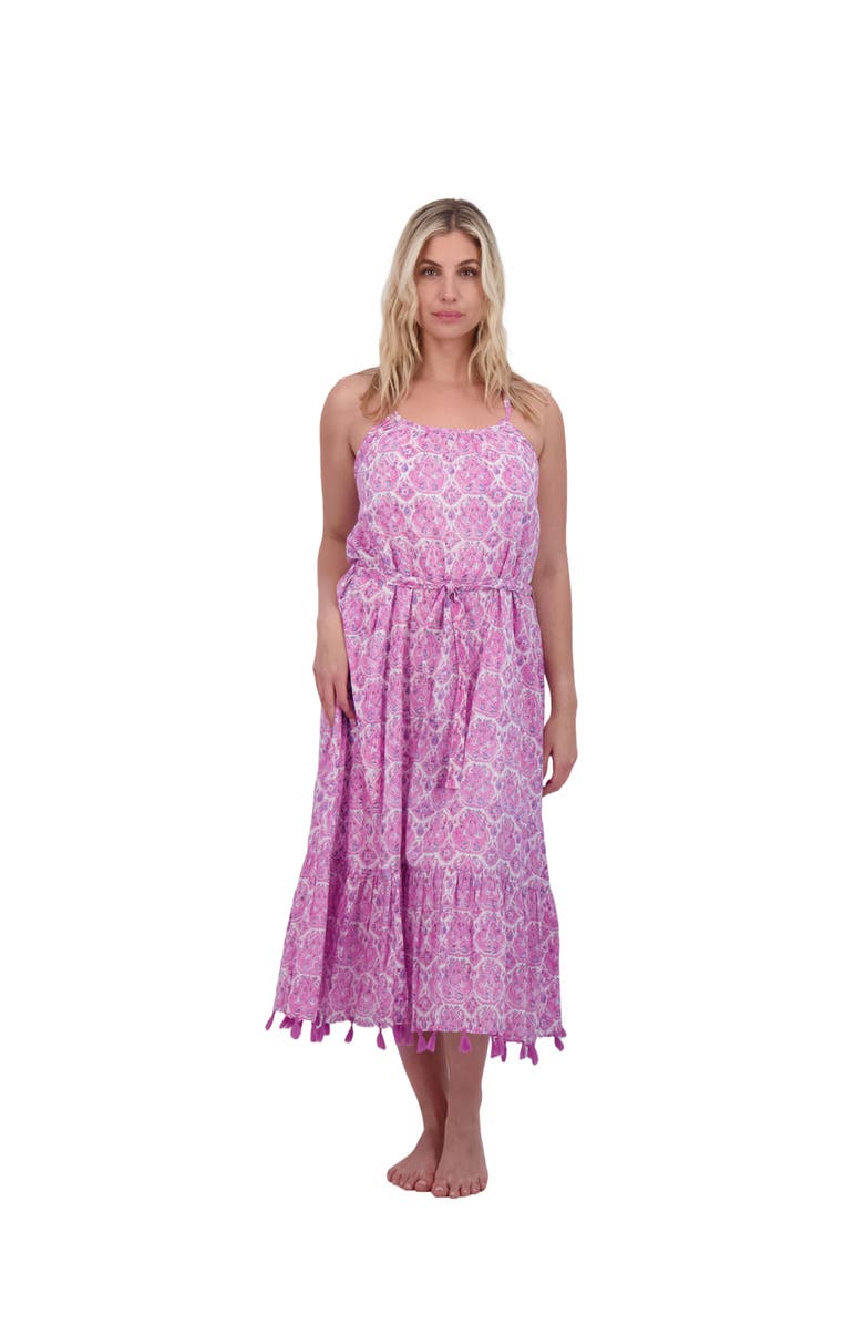 Mer St. Barth Chantal Women's Sundress Pink Paisley, Alternate, color, Pink