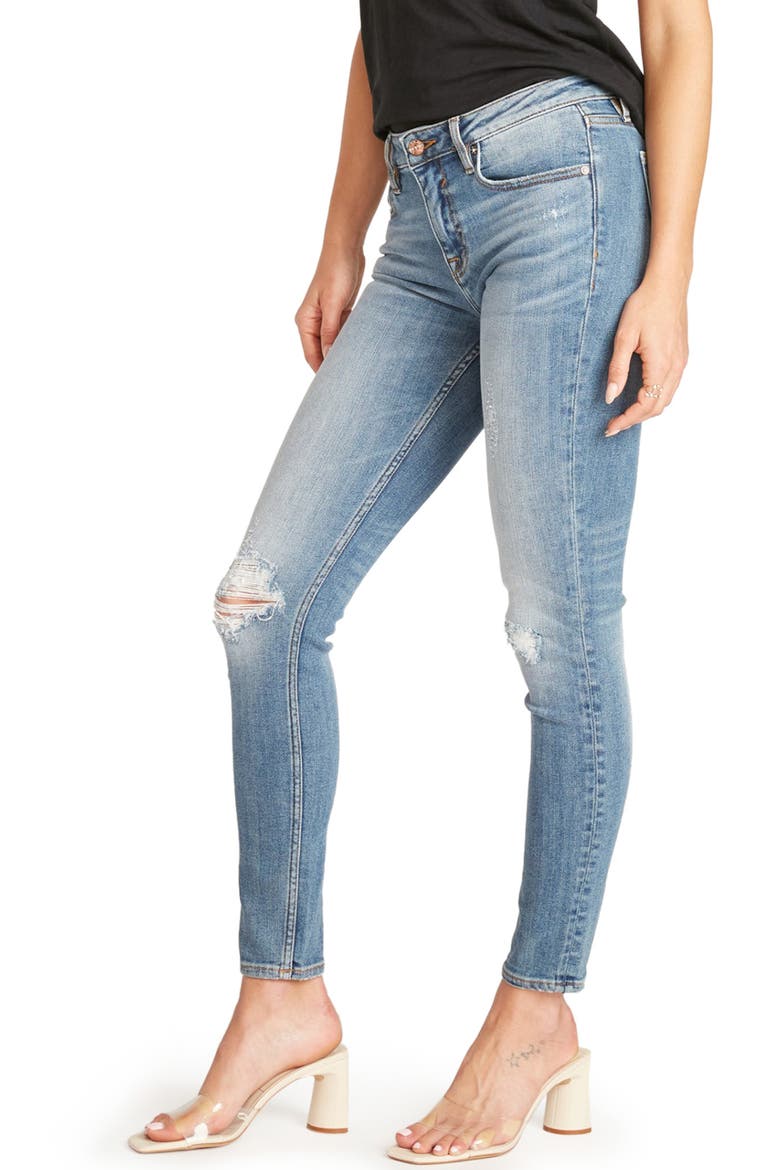 Jagger Distressed Crop Skinny Jeans, Alternate, color, MEDIUM WASH