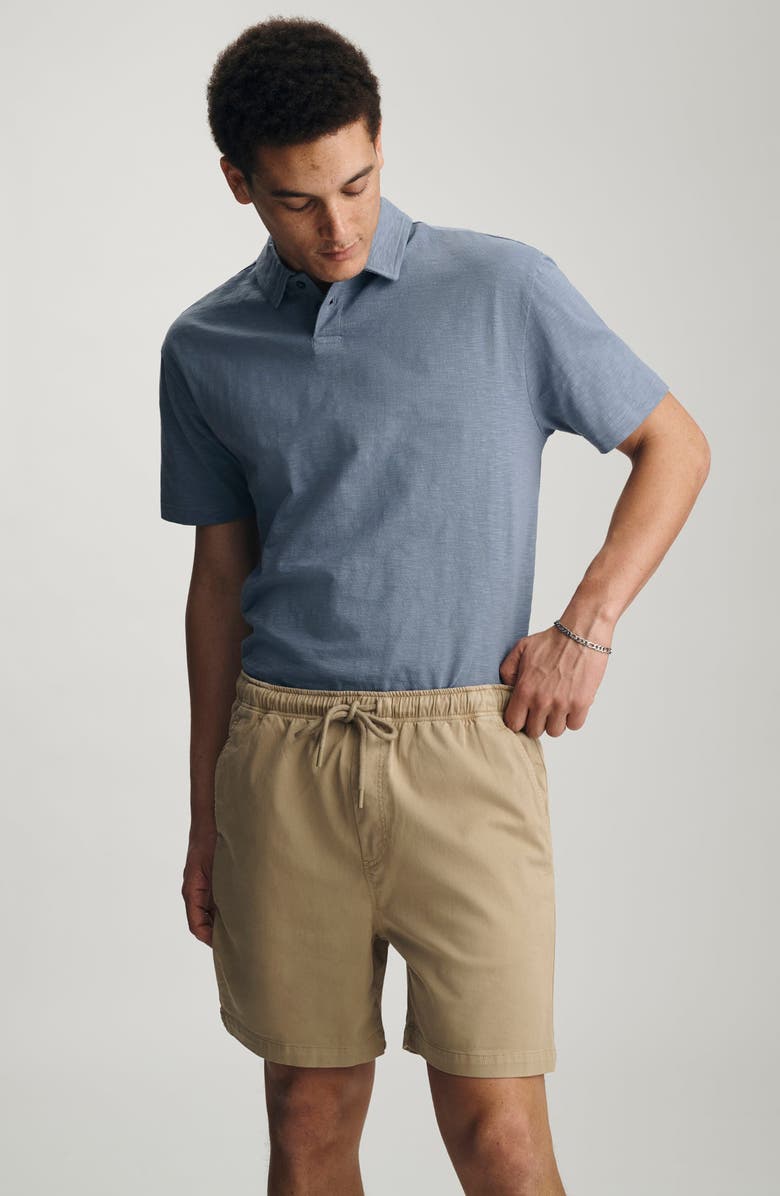 Mavi Jeans Woven Drawstring Shorts, Alternate, color, Olive Gray