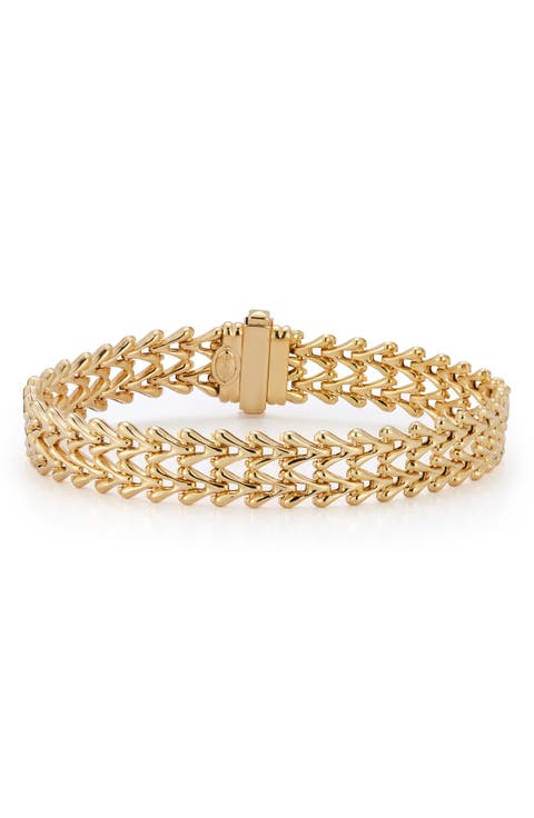 Double Row Weave Bracelet