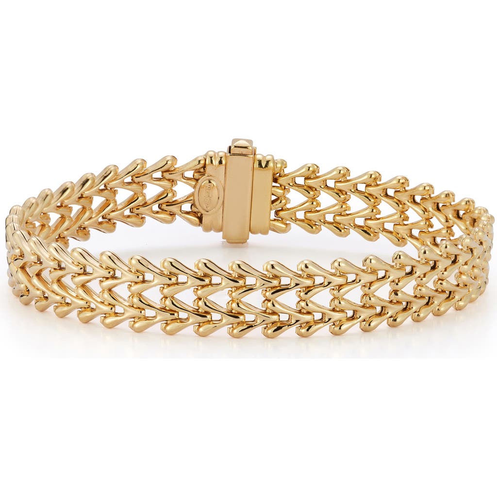 Sphera Milano Double Row Weave Bracelet In Gold
