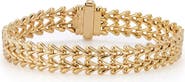 SPHERA MILANO Double Row Weave Bracelet